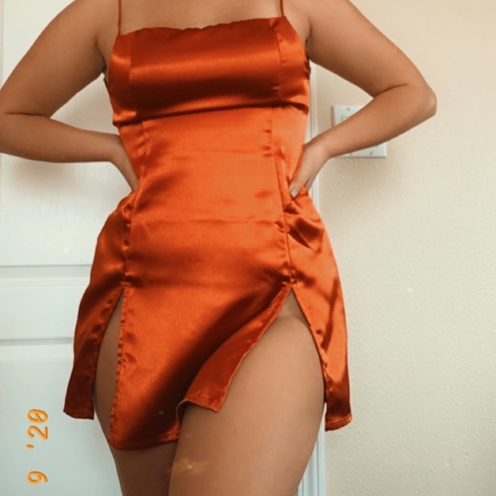 2 long formal dresses, 2 short cocktail dresses.
